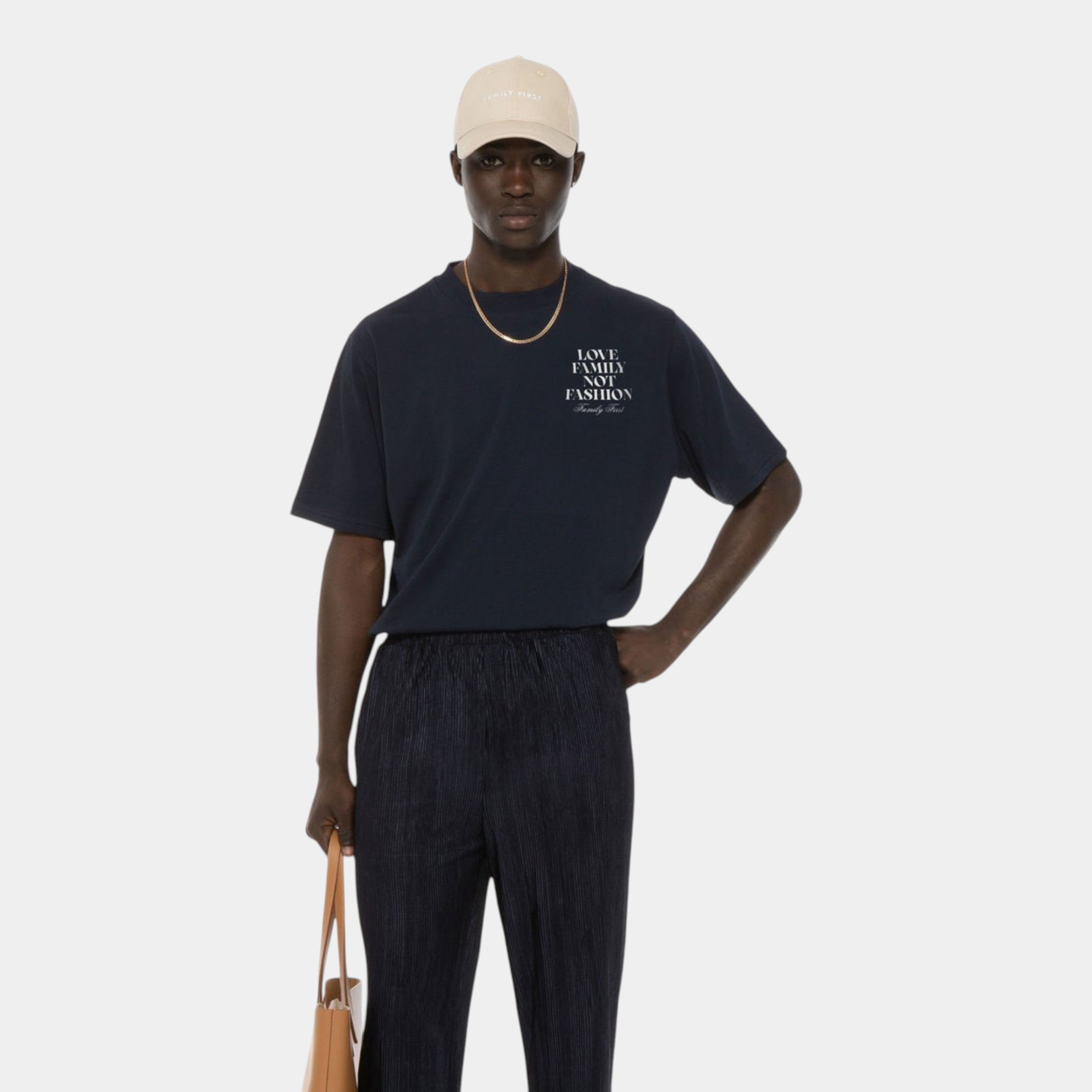 FAMILY FIRST - Family First TShirt in cotone LFNF - Blu/2 - Hubert Humangoods