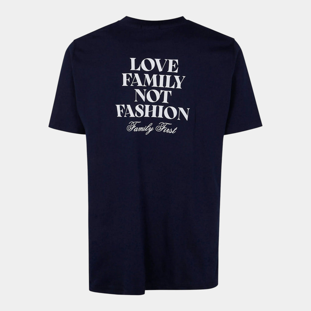 FAMILY FIRST - Family First TShirt in cotone LFNF - Blu/5 - Hubert Humangoods