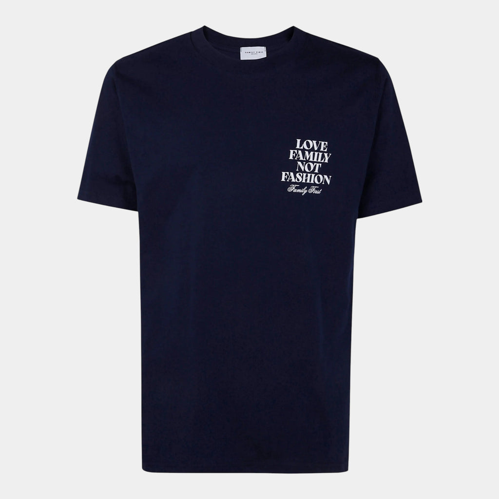 FAMILY FIRST - Family First TShirt in cotone LFNF - Blu/1 - Hubert Humangoods