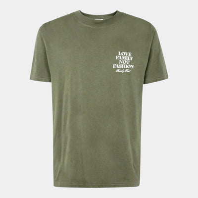 Family First TShirt in cotone LFNF - Verde