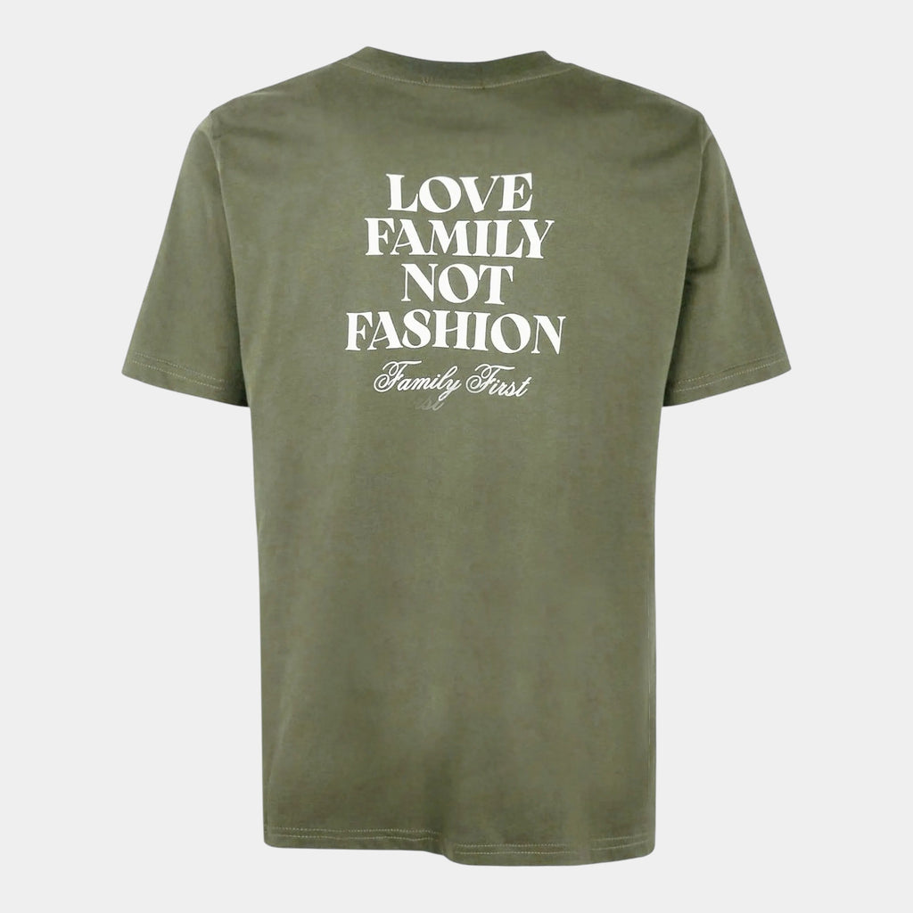 FAMILY FIRST - Family First TShirt in cotone LFNF - Verde/2 - Hubert Humangoods
