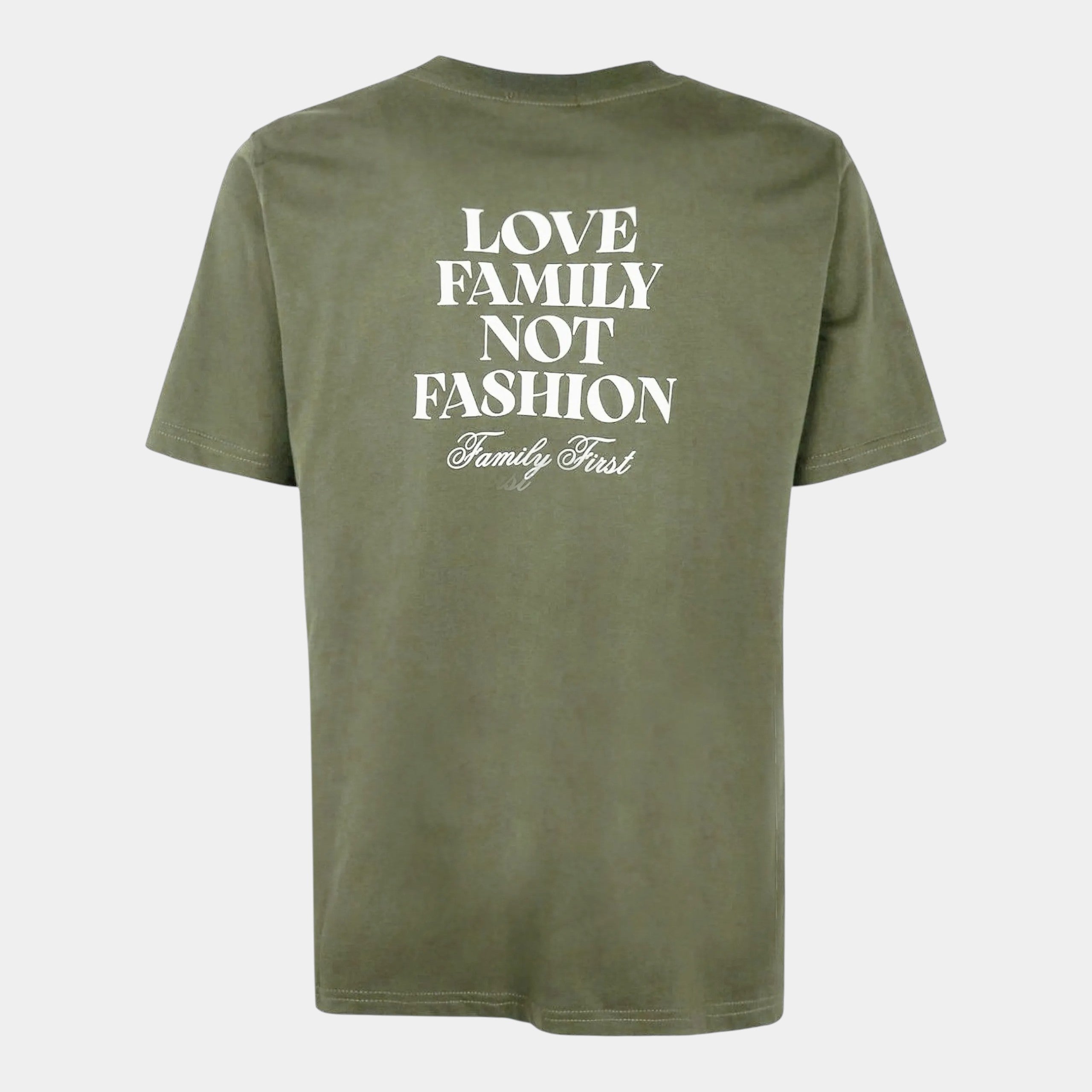 FAMILY FIRST - Family First TShirt in cotone LFNF - Verde/2 - Hubert Humangoods