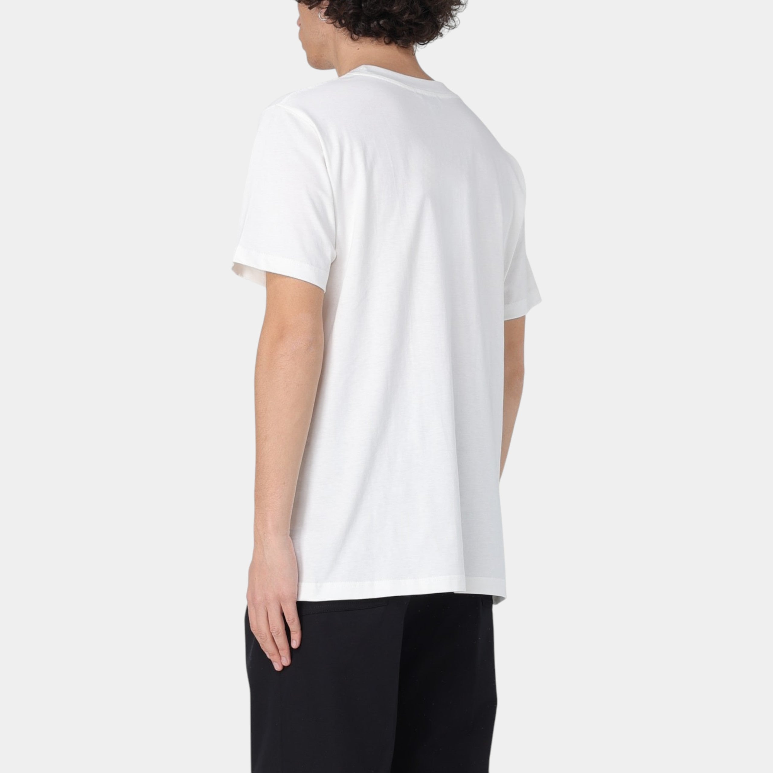 Family First TShirt in cotone Heart - Bianco