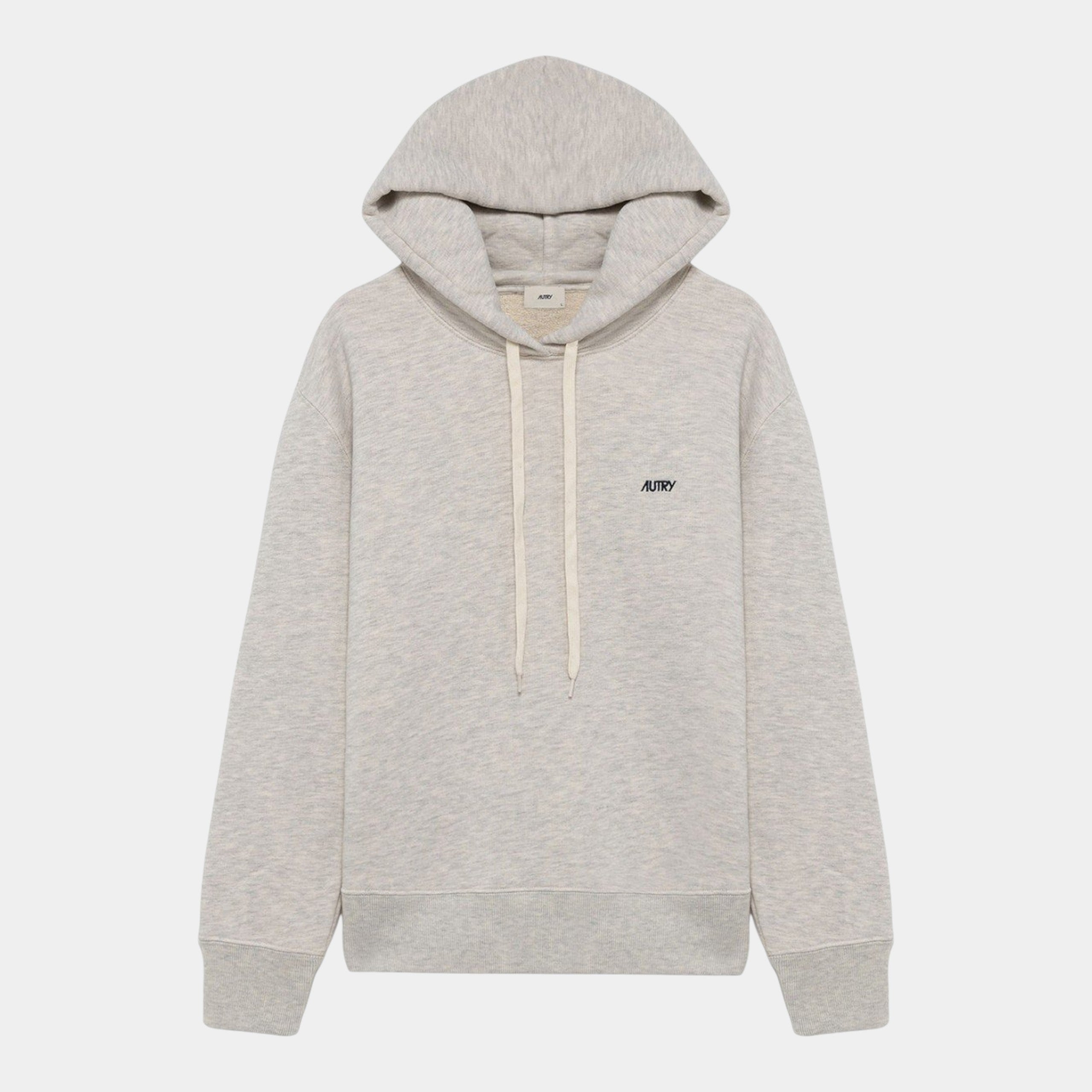 Autry Felpa con Cappuccio e logo - Grigio
