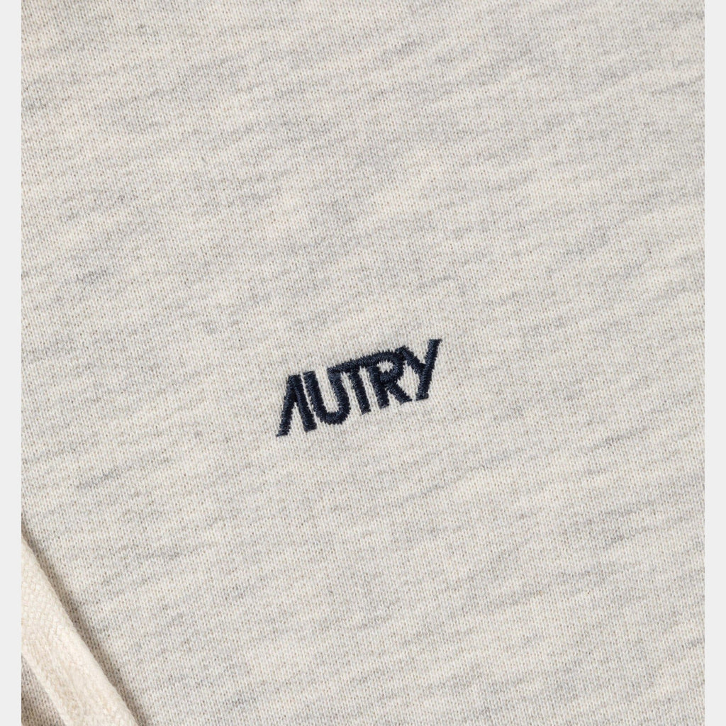Autry Felpa con Cappuccio e logo - Grigio