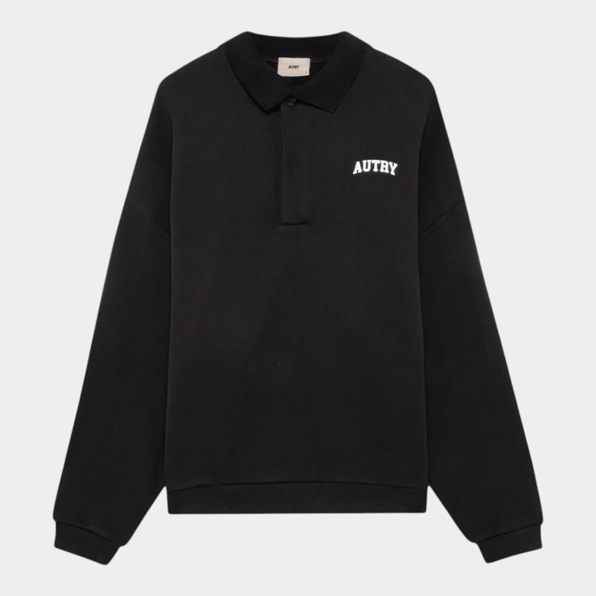 Autry Felpa polo con logo - Nero
