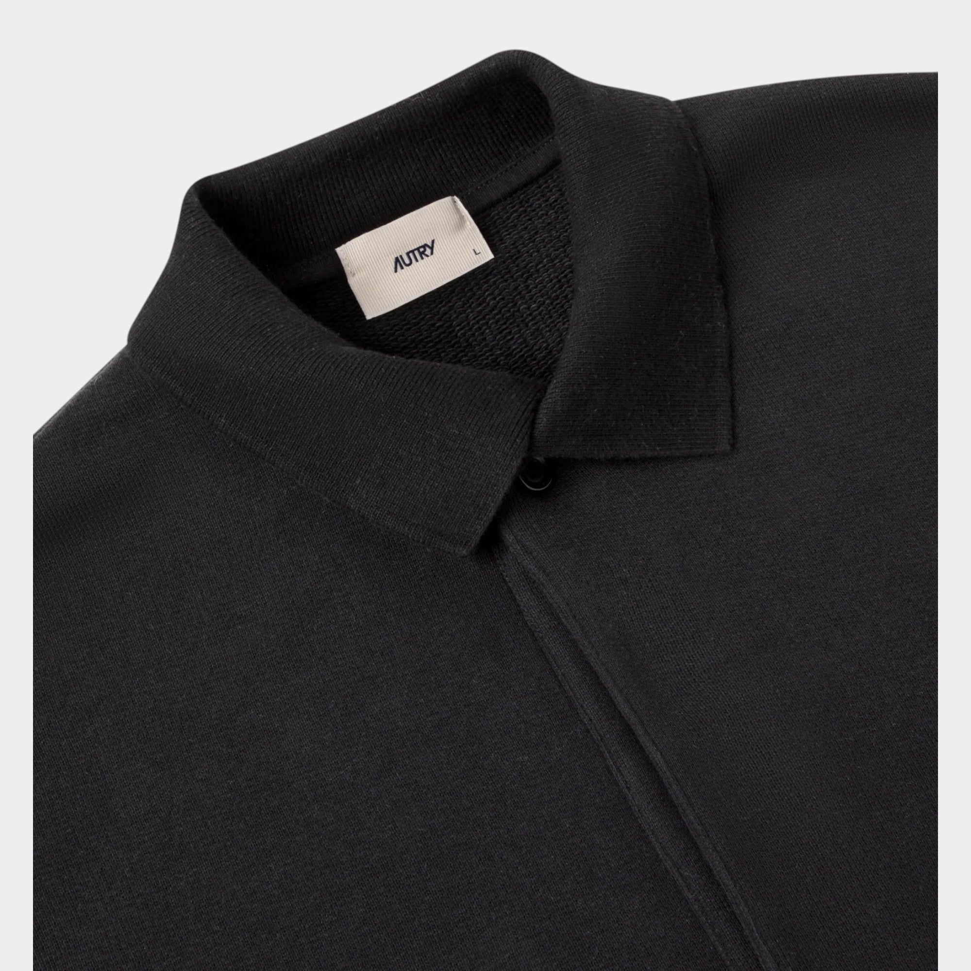 Autry Felpa polo con logo - Nero