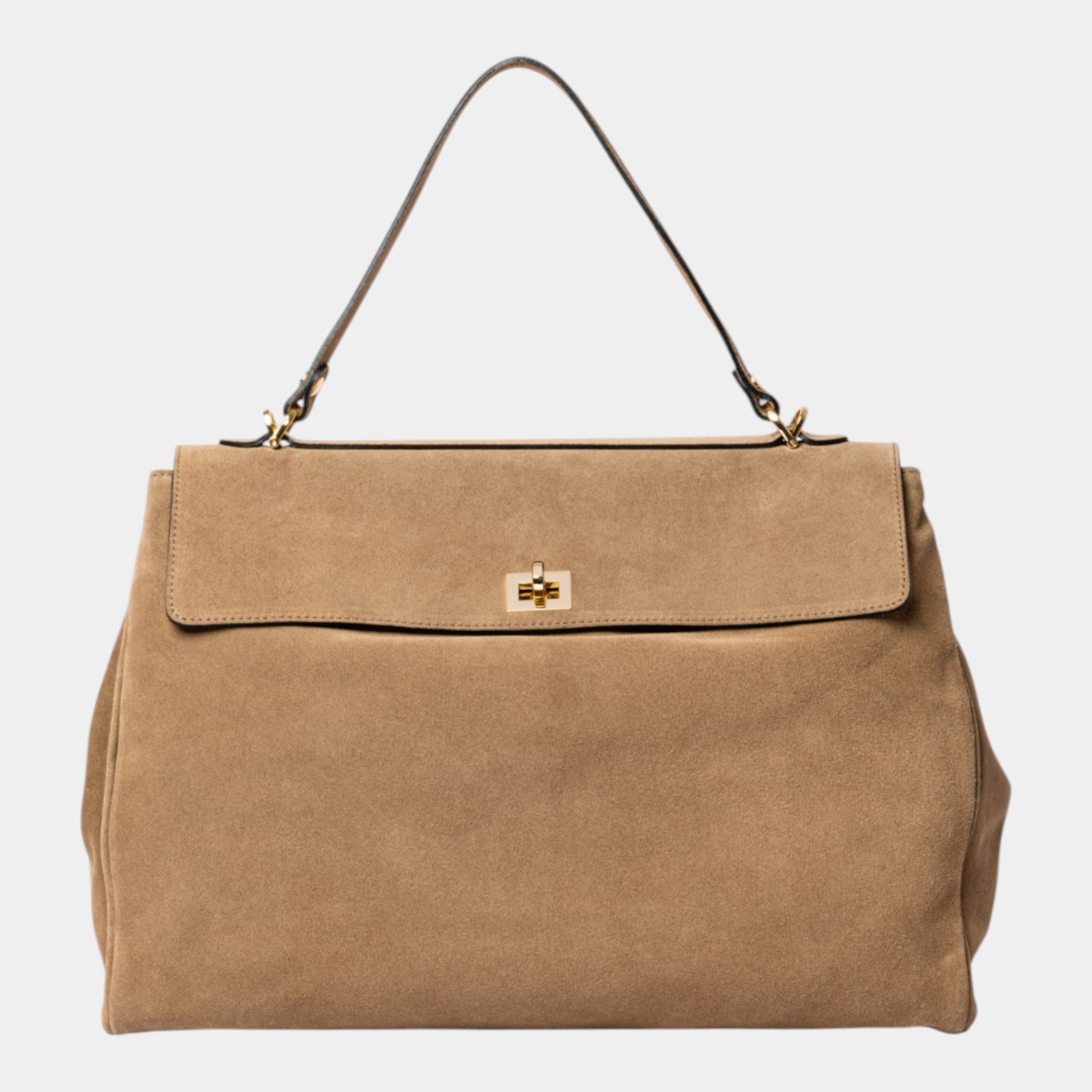 Avenue 67 Borsa Full in camoscio - Beige