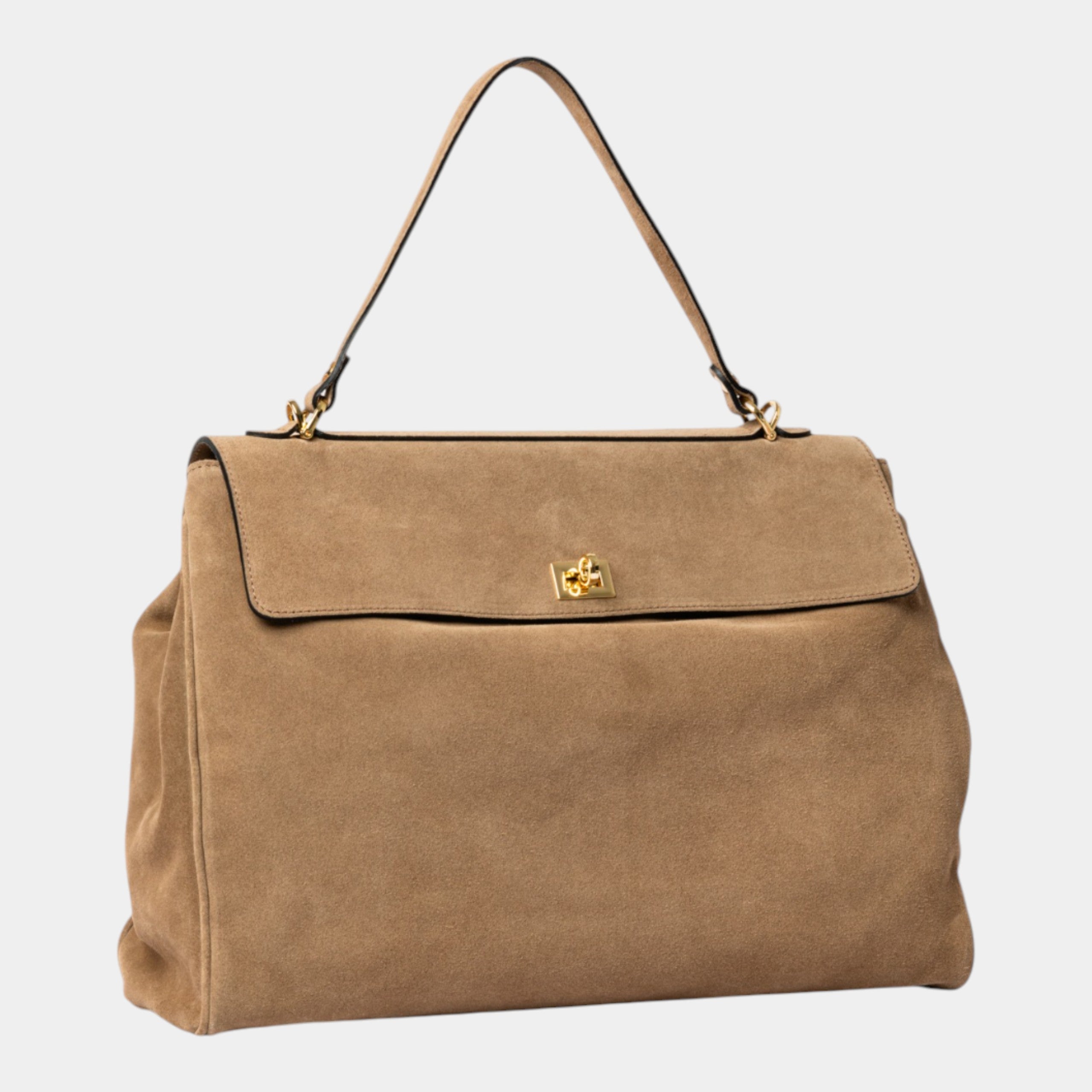 Avenue 67 Borsa Full in camoscio - Beige
