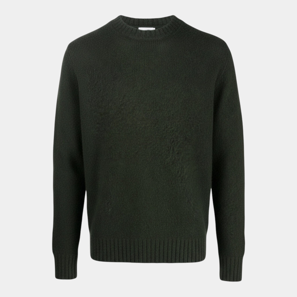 Aspesi Maglia in lana grattata - Verde