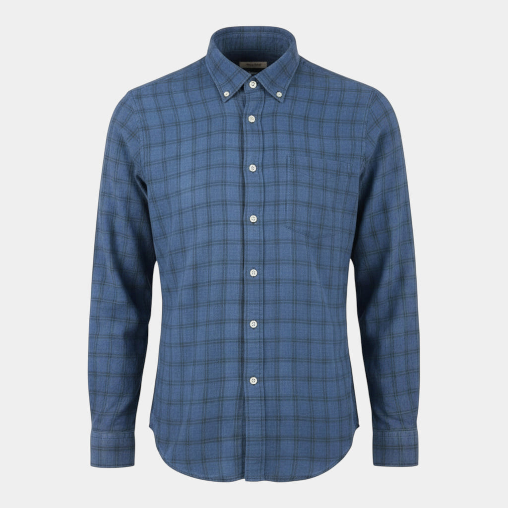Aspesi Camicia a quadri in cotone - Avio