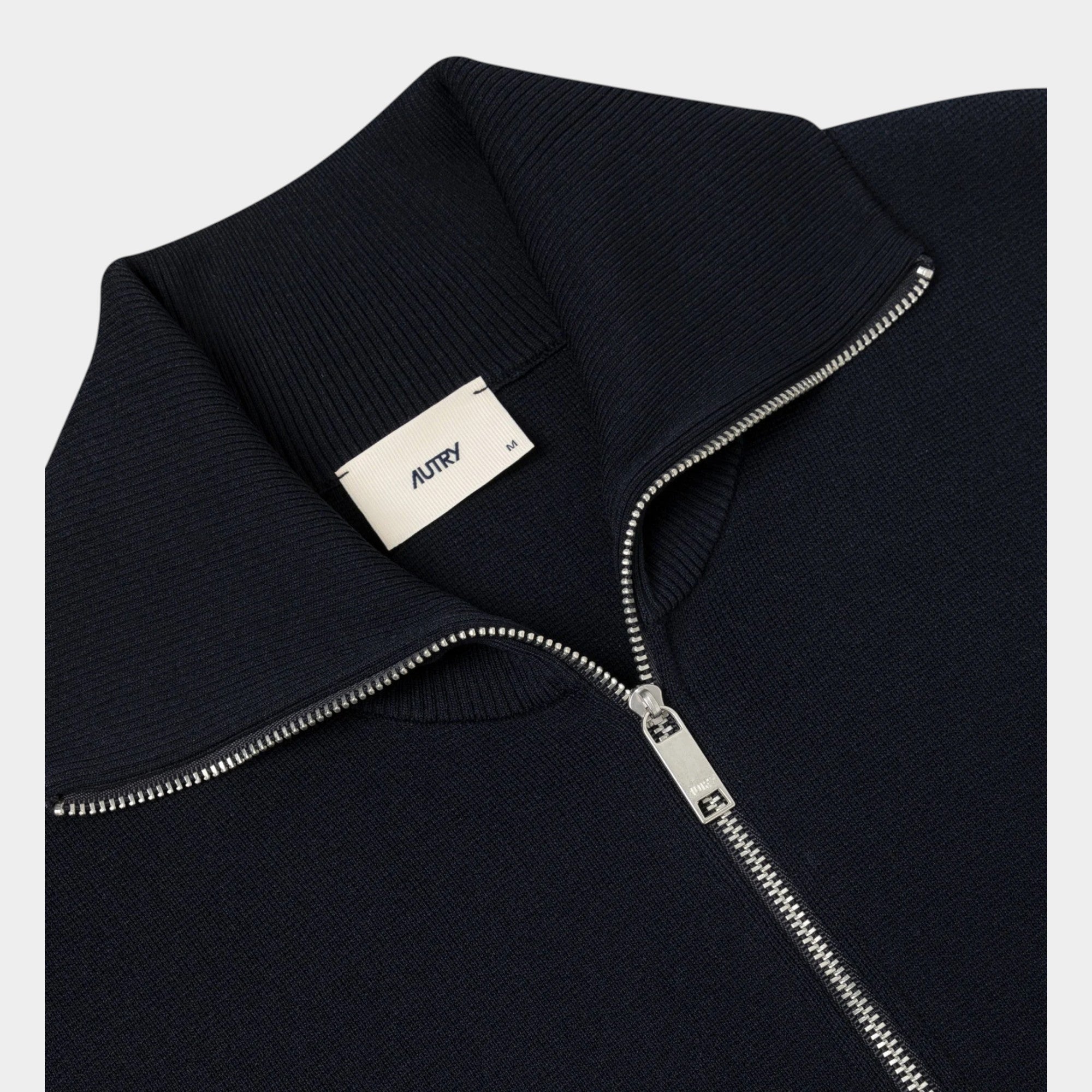 Autry Giacca a zip intera in maglia di viscosa - Blu