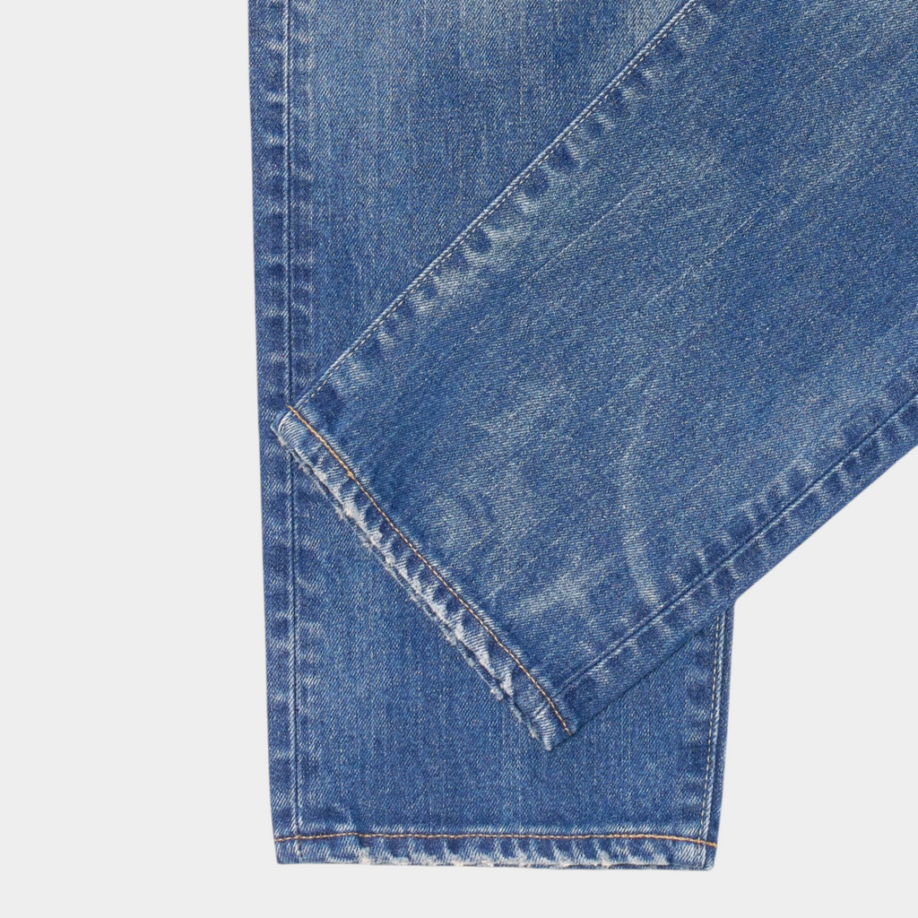 Edwin Jeans Regular Tapered - Blue mid dark used