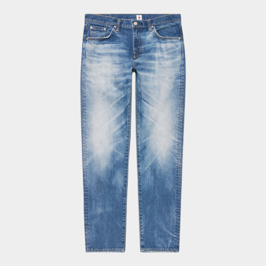 Edwin Jeans Regular Tapered - Blue mid dark used