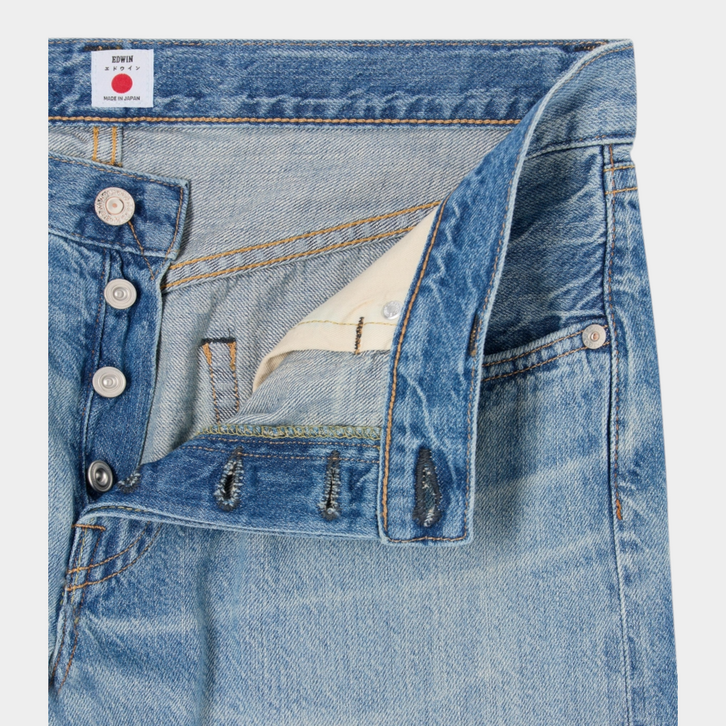 Edwin Jeans Regular Tapered leggero - Blue Light used