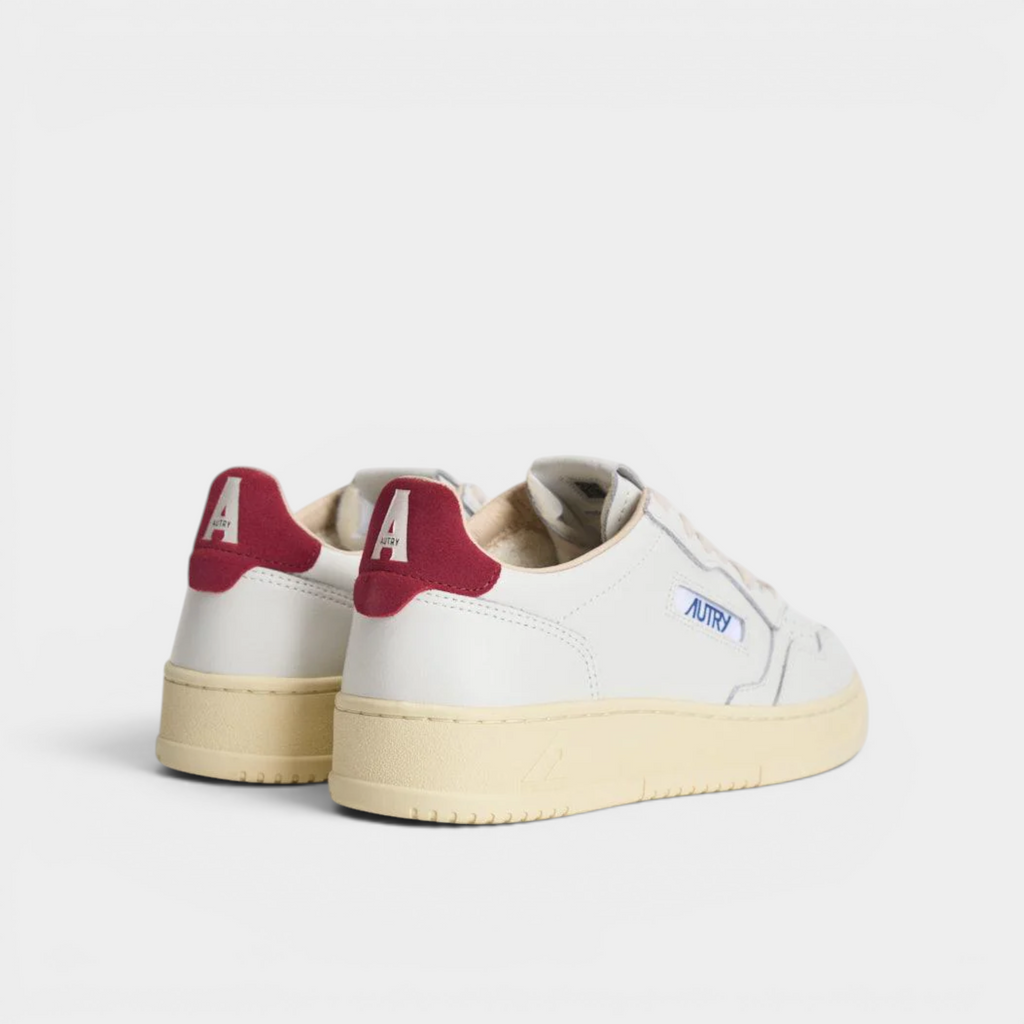 Autry Sneakers Medalist A in pelle - Bianco e Rosso