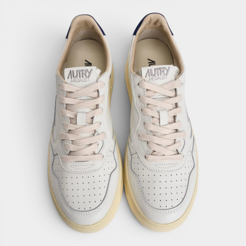 Autry Sneakers Medalist A in pelle - Bianco e Blu