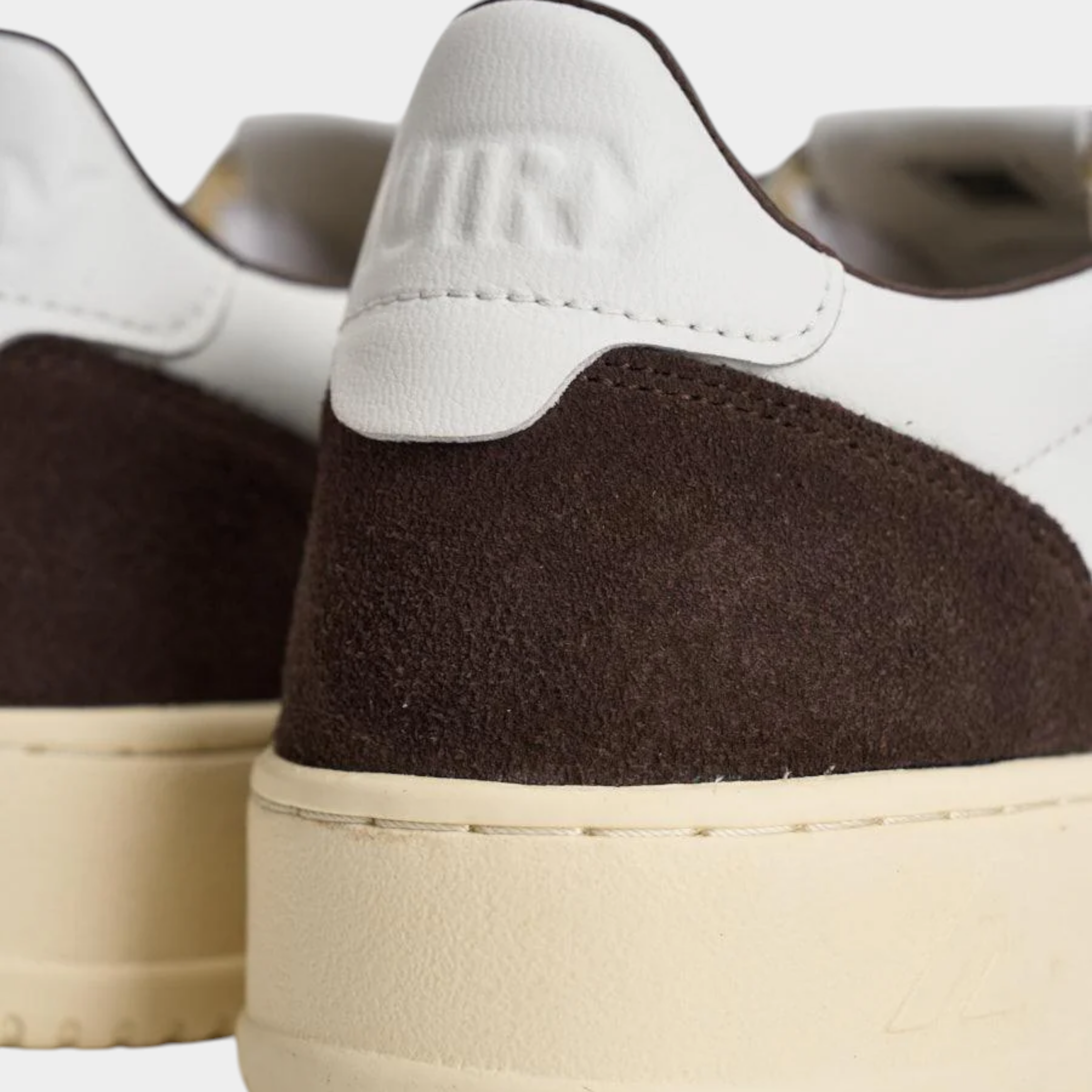 Autry Sneakers Medalist in pelle e suede - Bianco/Marrone scuro