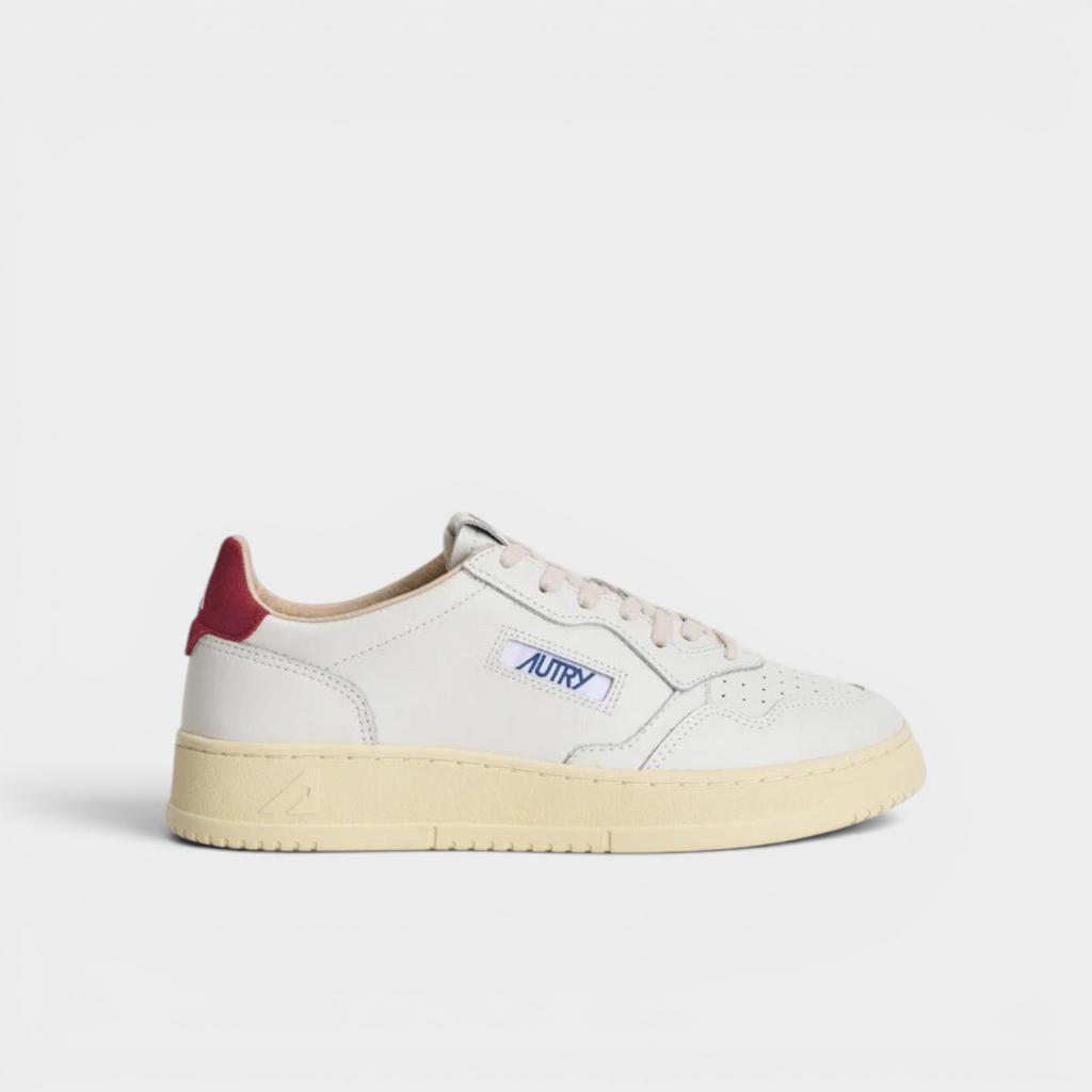 Autry Sneakers Medalist A in pelle - Bianco e Rosso