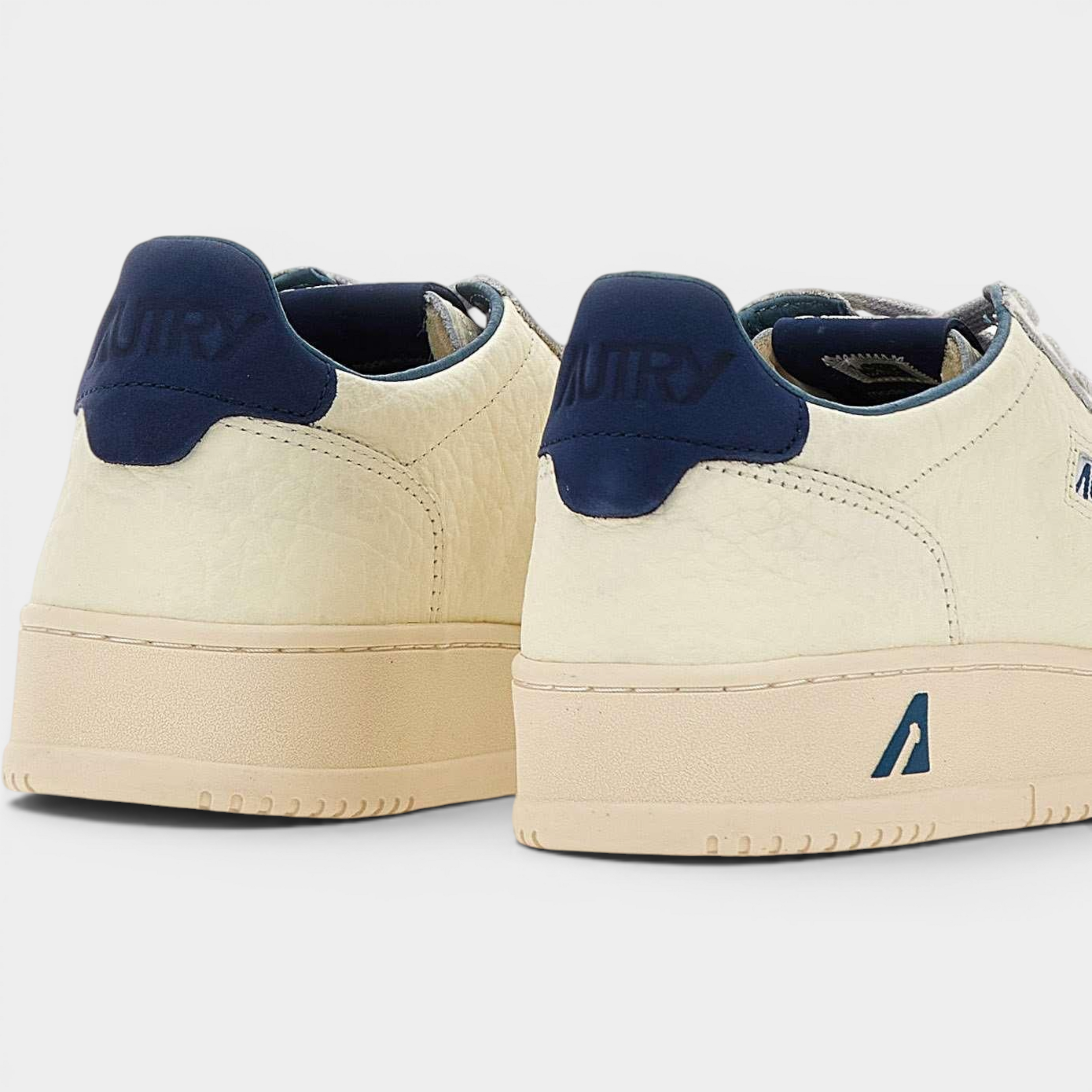 Autry Sneakers Medalist in pelle ensign - Bianco e Blu