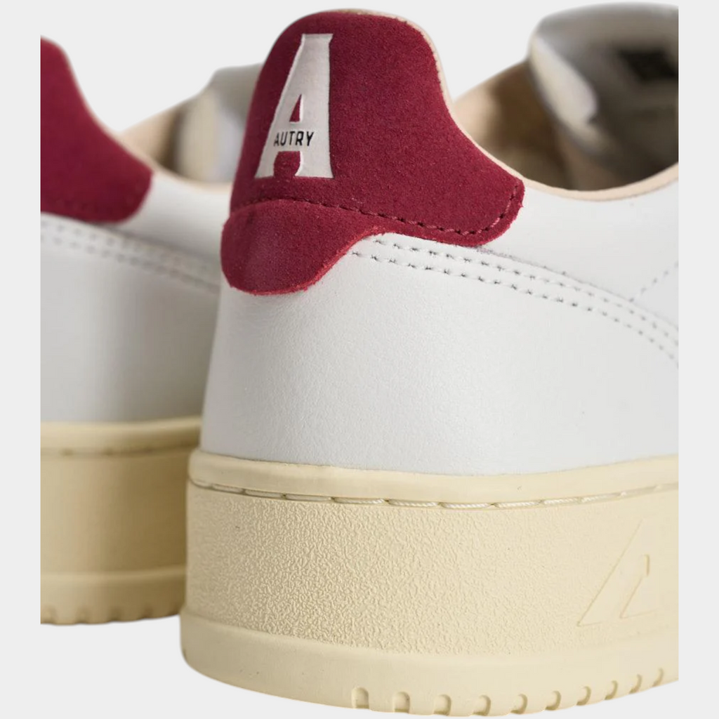 Autry Sneakers Medalist A in pelle - Bianco e Rosso