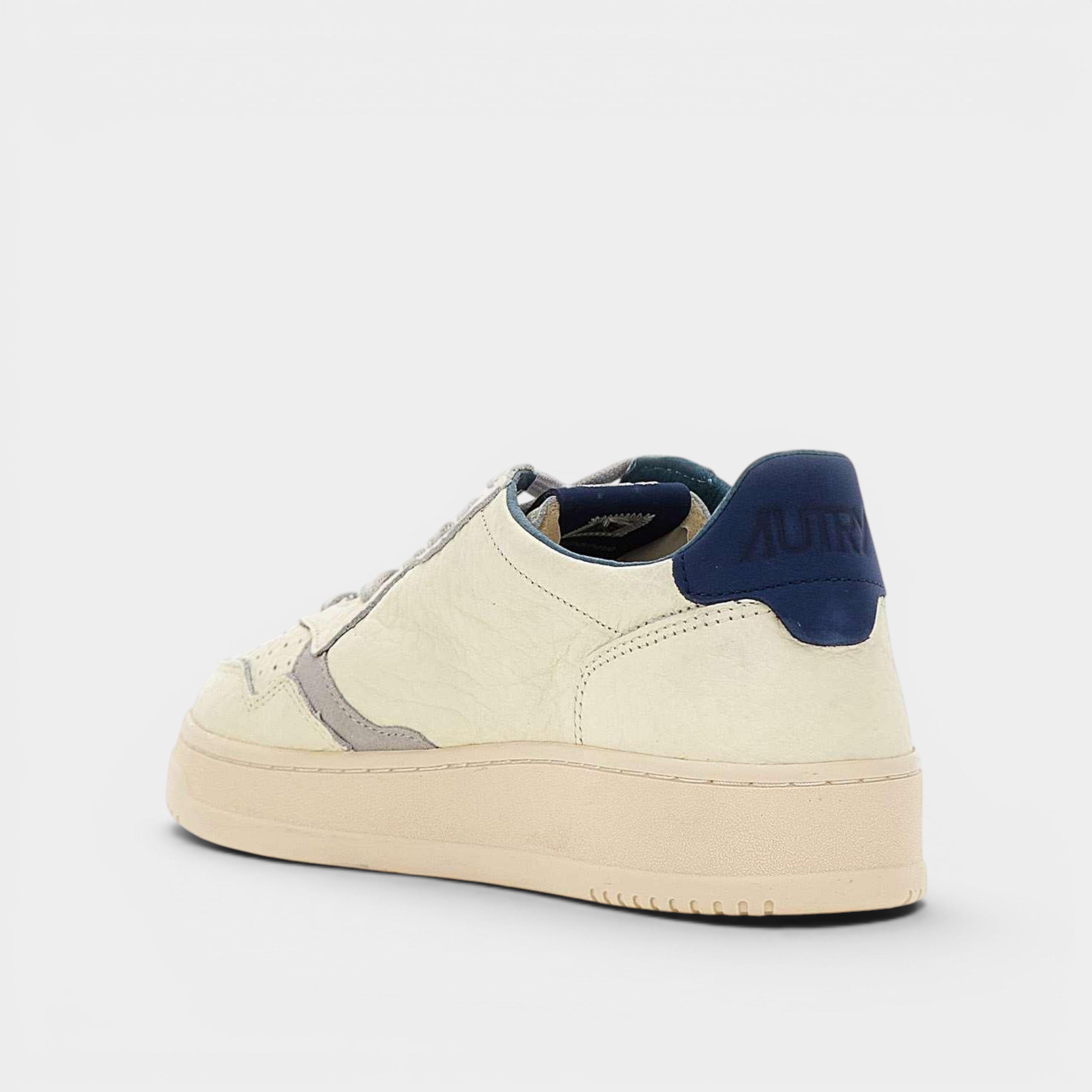 Autry Sneakers Medalist in pelle ensign - Bianco e Blu