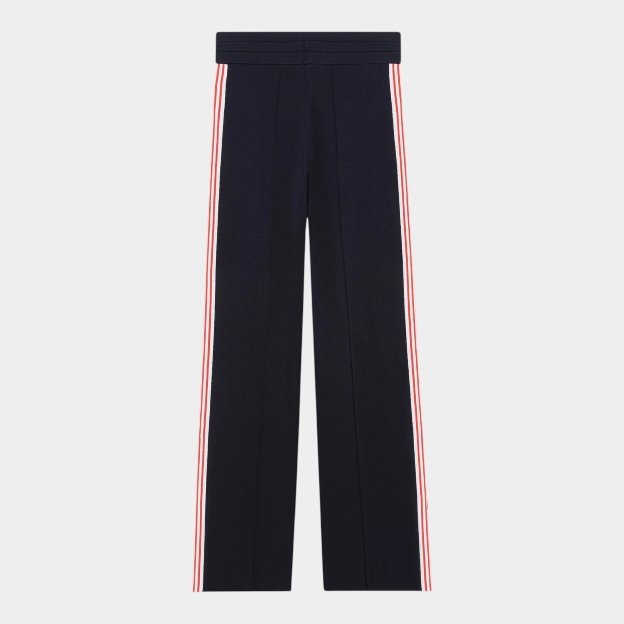 Autry Jogger in maglia di viscosa - Blu righe rosse