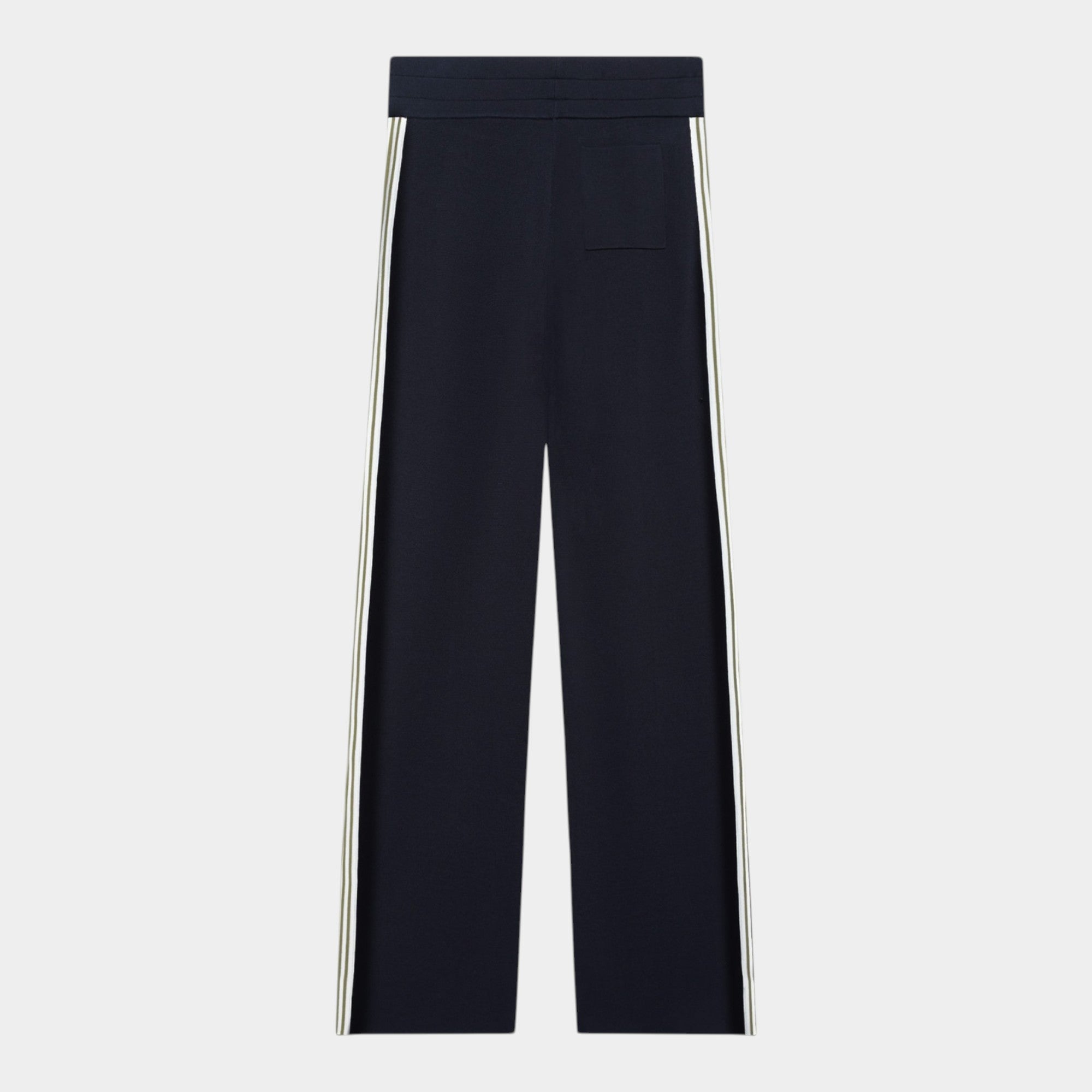 Autry Jogger in maglia di viscosa - Blu righe Verdi