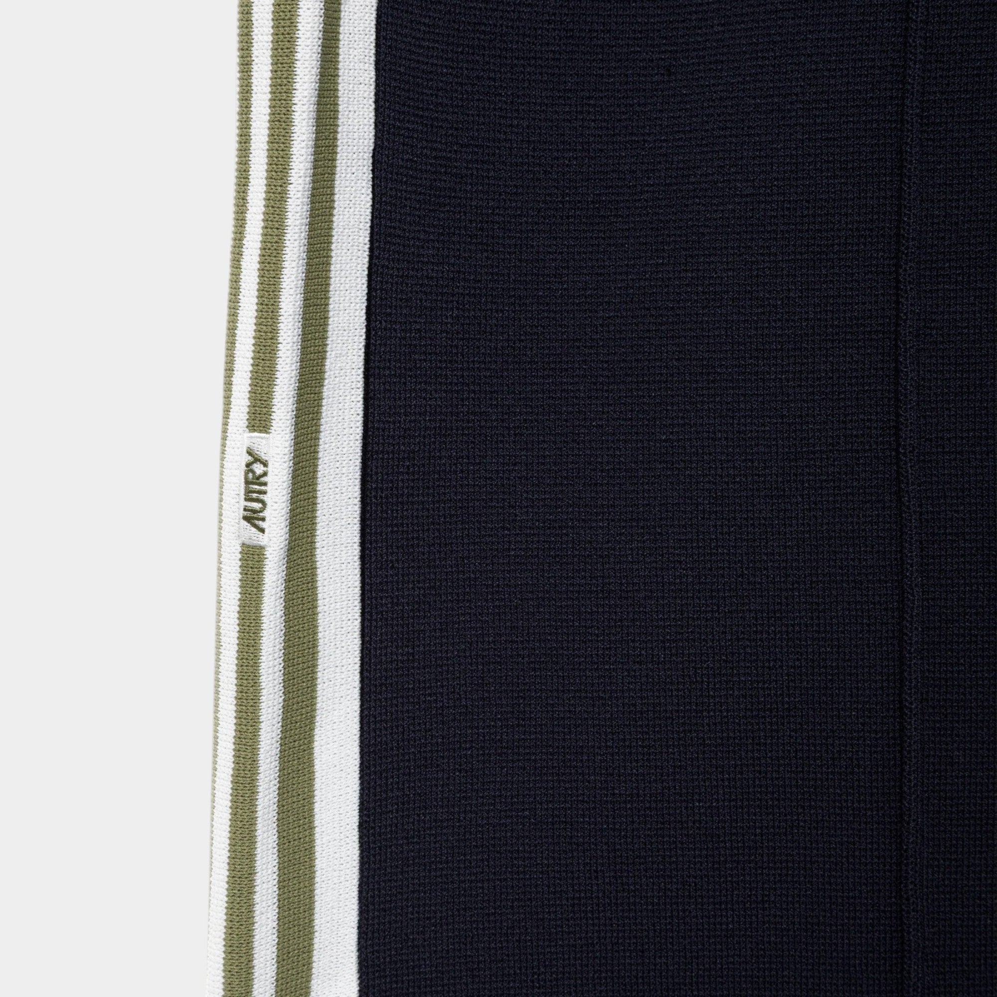 Autry Jogger in maglia di viscosa - Blu righe Verdi