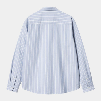 Carhartt Wip Camicia Dowlen a righe - Azzurro