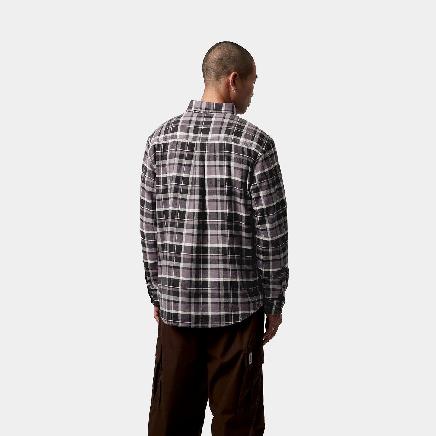 Carhartt Wip Camicia Fendrick Check - Nero