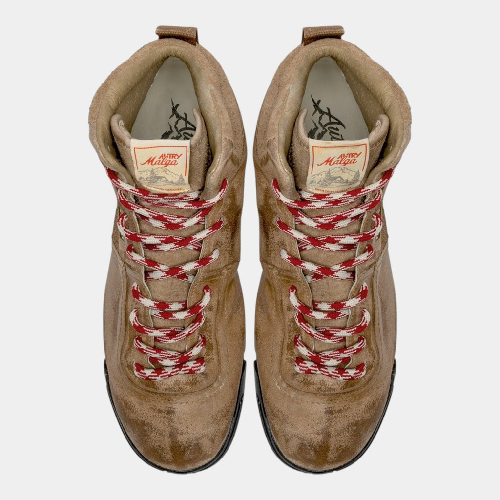 Autry Malga in pelle e suede - Beige scuro