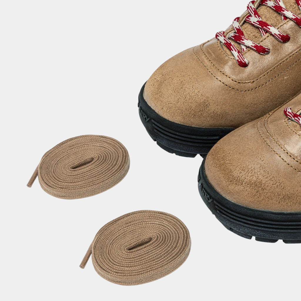 Autry Malga in pelle e suede - Beige scuro