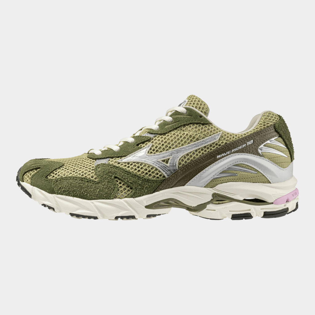 MIZUNO - Mizuno Sneakers Wave Rider 10 - Verde/Marrone/3 - Hubert Humangoods