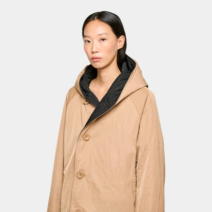 OOF WEAR Oof Wear Giacca lunga reversibili - Nero/Cammello - Hubert Humangoods