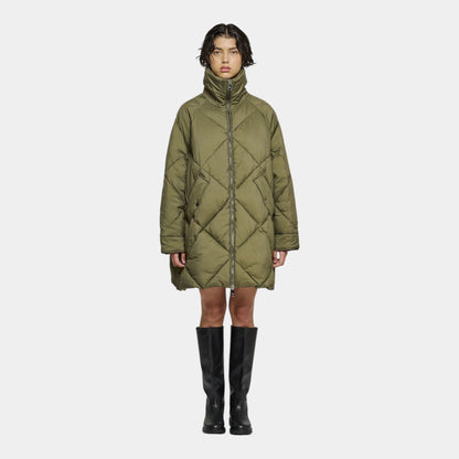 OOF WEAR Oof Wear Giacca lunga trapuntata - Verde - Hubert Humangoods