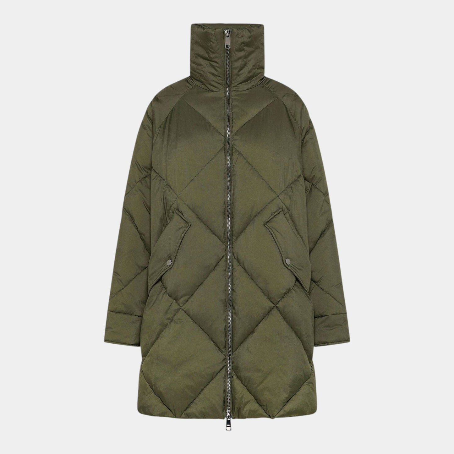 OOF WEAR Oof Wear Giacca lunga trapuntata - Verde - Hubert Humangoods