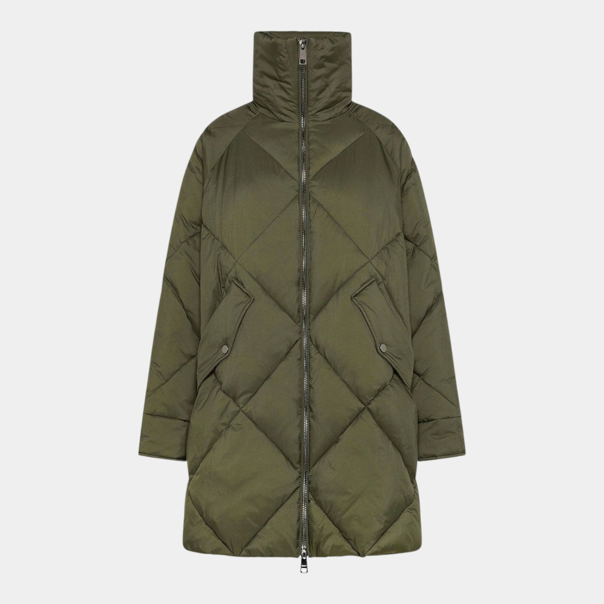 OOF WEAR Oof Wear Giacca lunga trapuntata - Verde - Hubert Humangoods