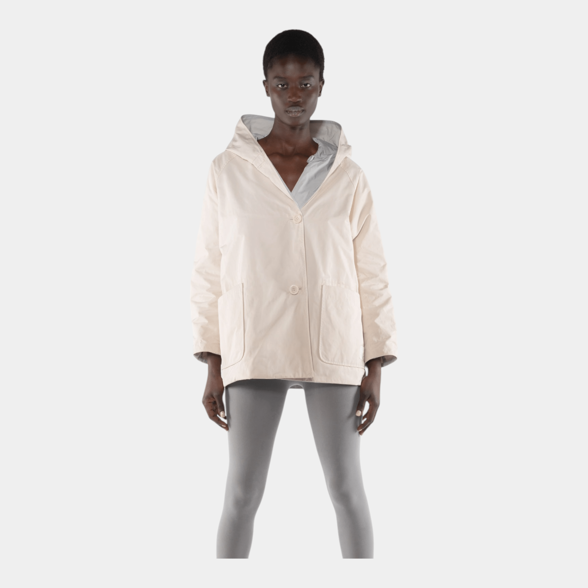 OOF WEAR Oof Wear Giacca reversibile 9411 - Panna/Grigio - Hubert Humangoods