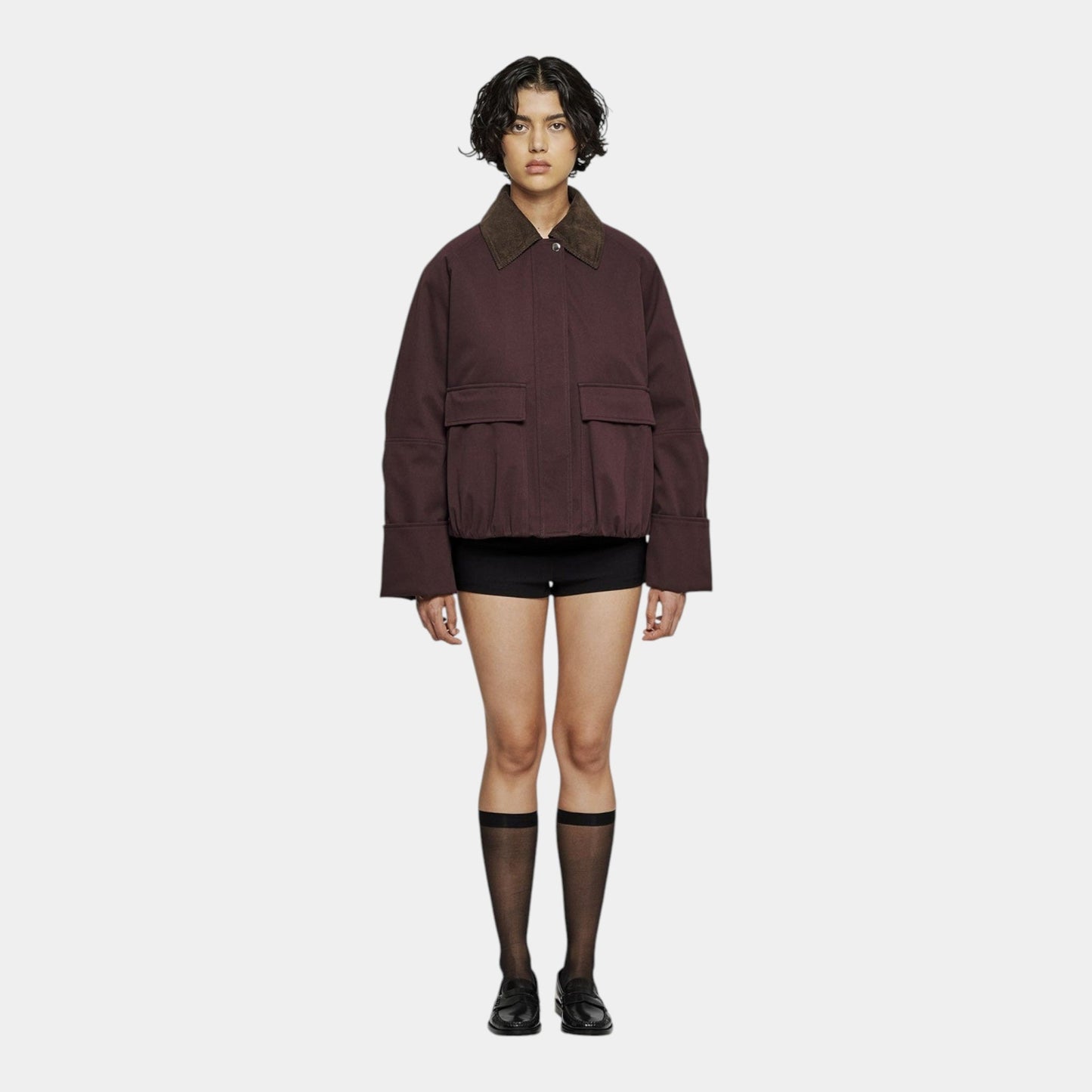 OOF WEAR Oof Wear Giacca Utility - Bordeaux - Hubert Humangoods