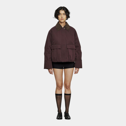 OOF WEAR Oof Wear Giacca Utility - Bordeaux - Hubert Humangoods