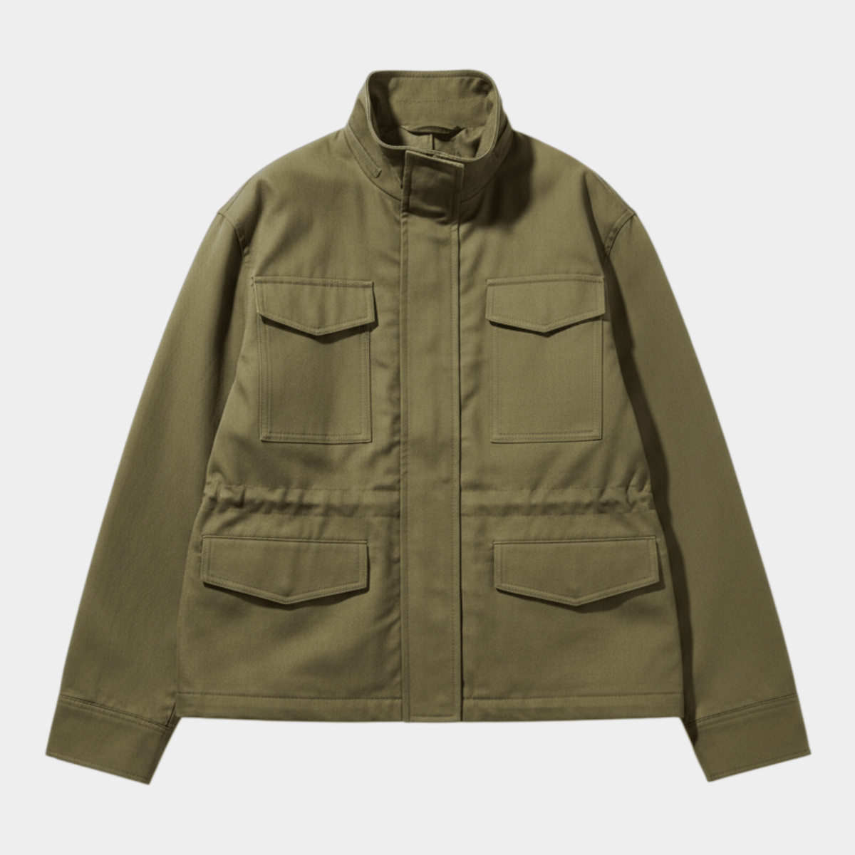 OOF WEAR Oof Wear Hackney Field Jacket in cotone - Oliva - Hubert Humangoods