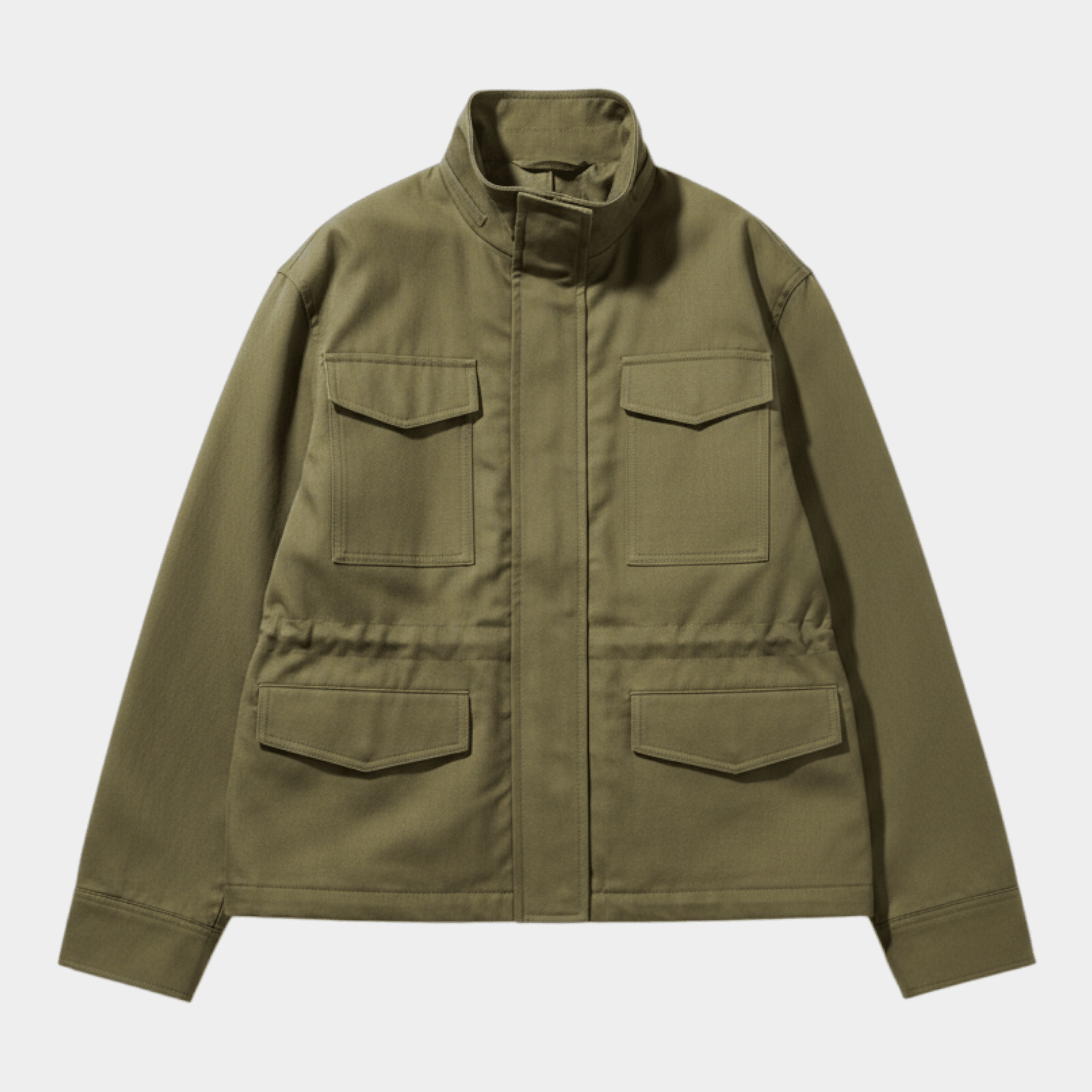 OOF WEAR Oof Wear Hackney Field Jacket in cotone - Oliva - Hubert Humangoods
