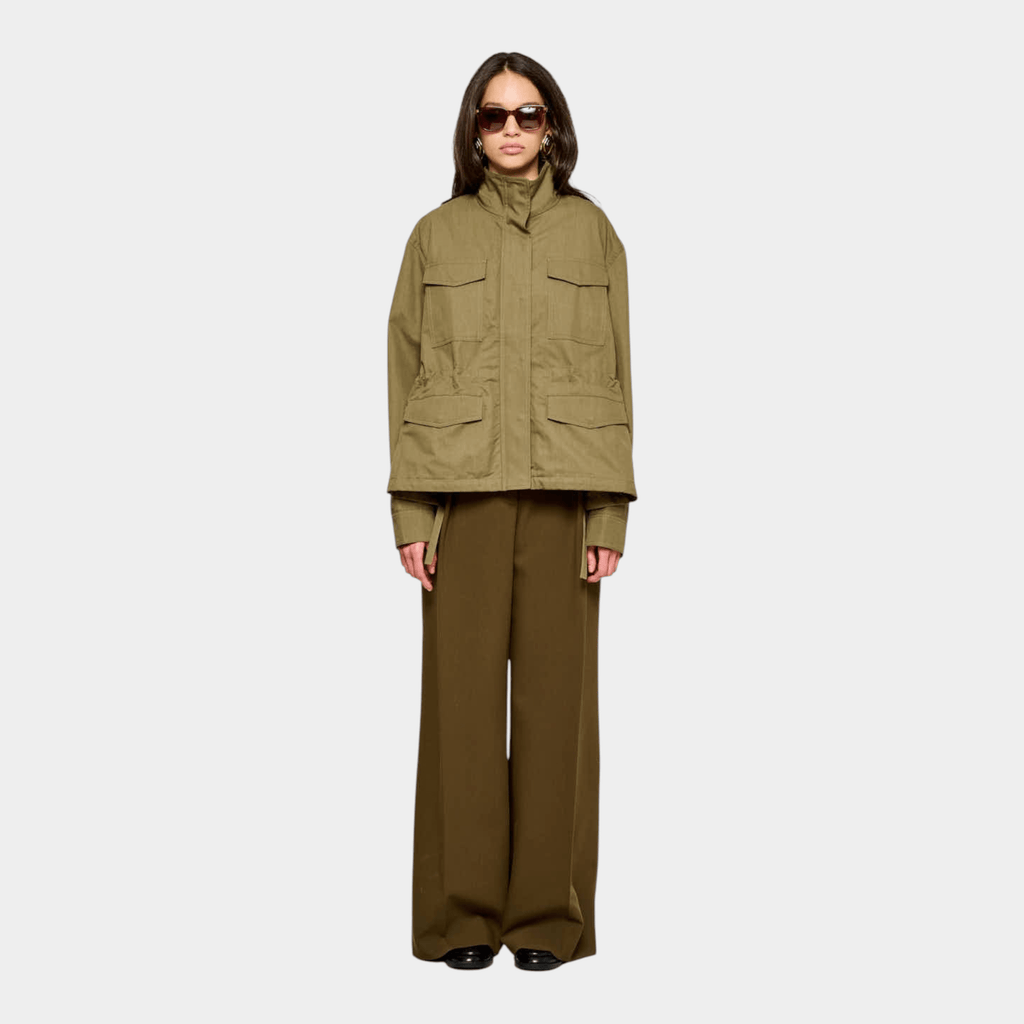 OOF WEAR Oof Wear Hackney Field Jacket in cotone - Oliva - Hubert Humangoods