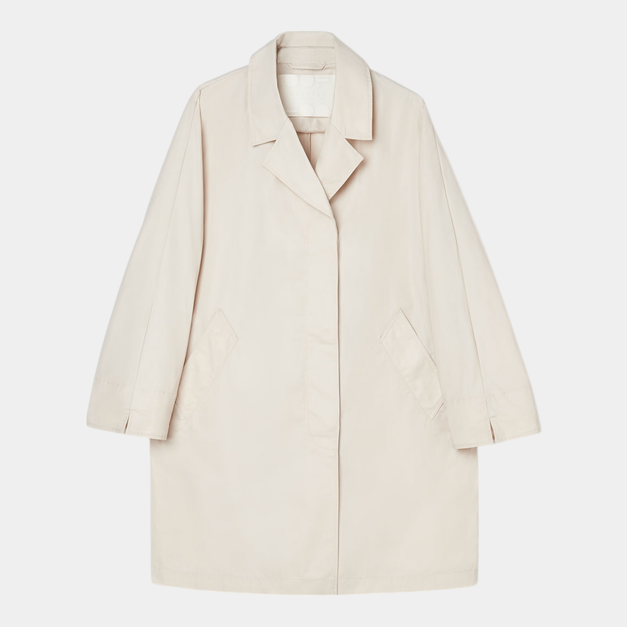 OOF WEAR Oof Wear Trench in nylon memory - Crema - Hubert Humangoods