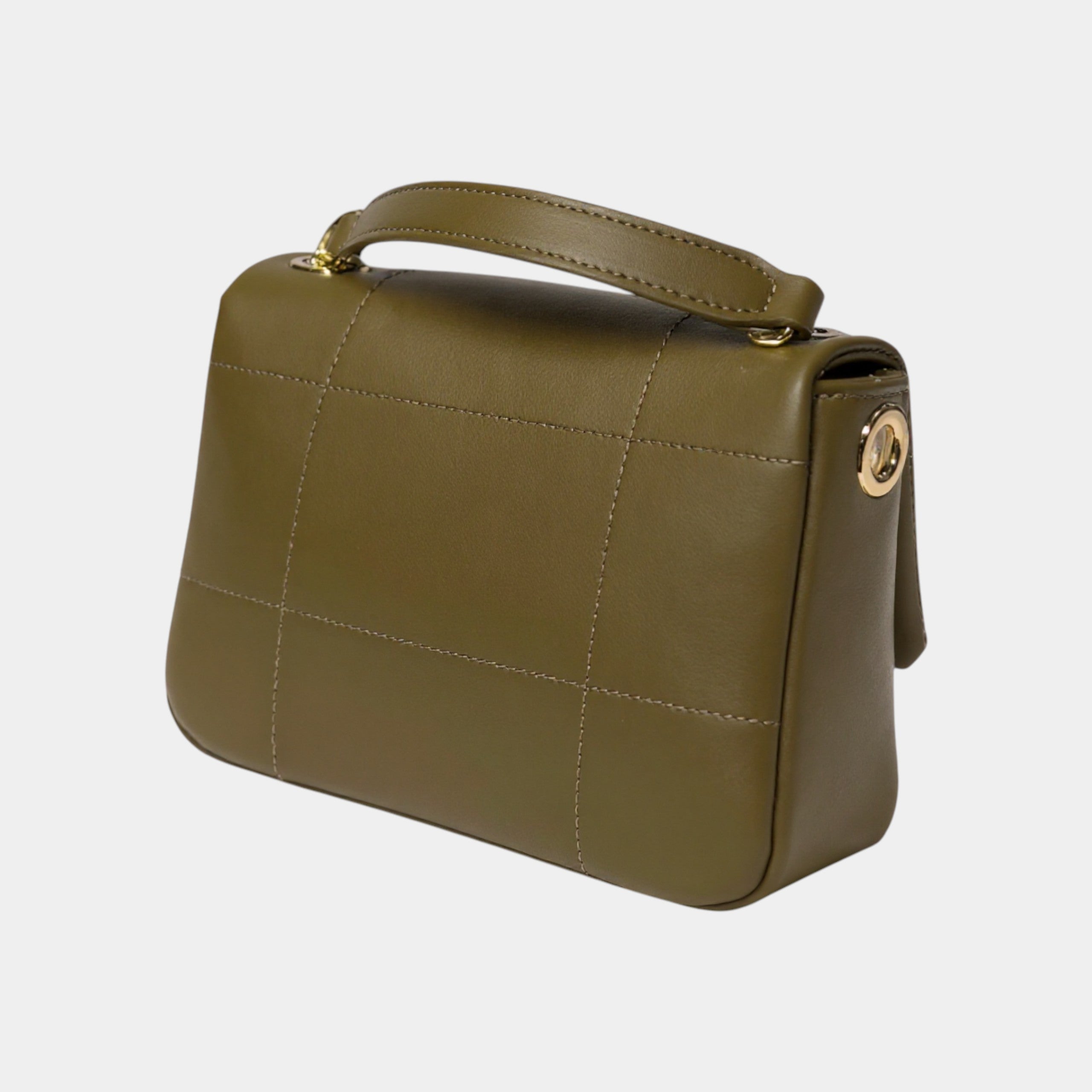 Avenue 67 Borsa Smooth in pelle - Oliva