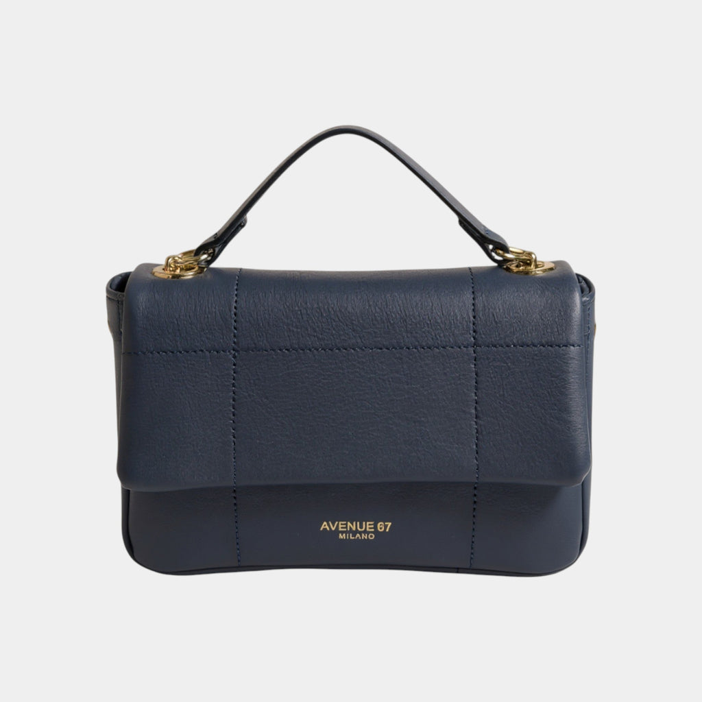 Avenue 67 Borsa Smooth in pelle - Blu