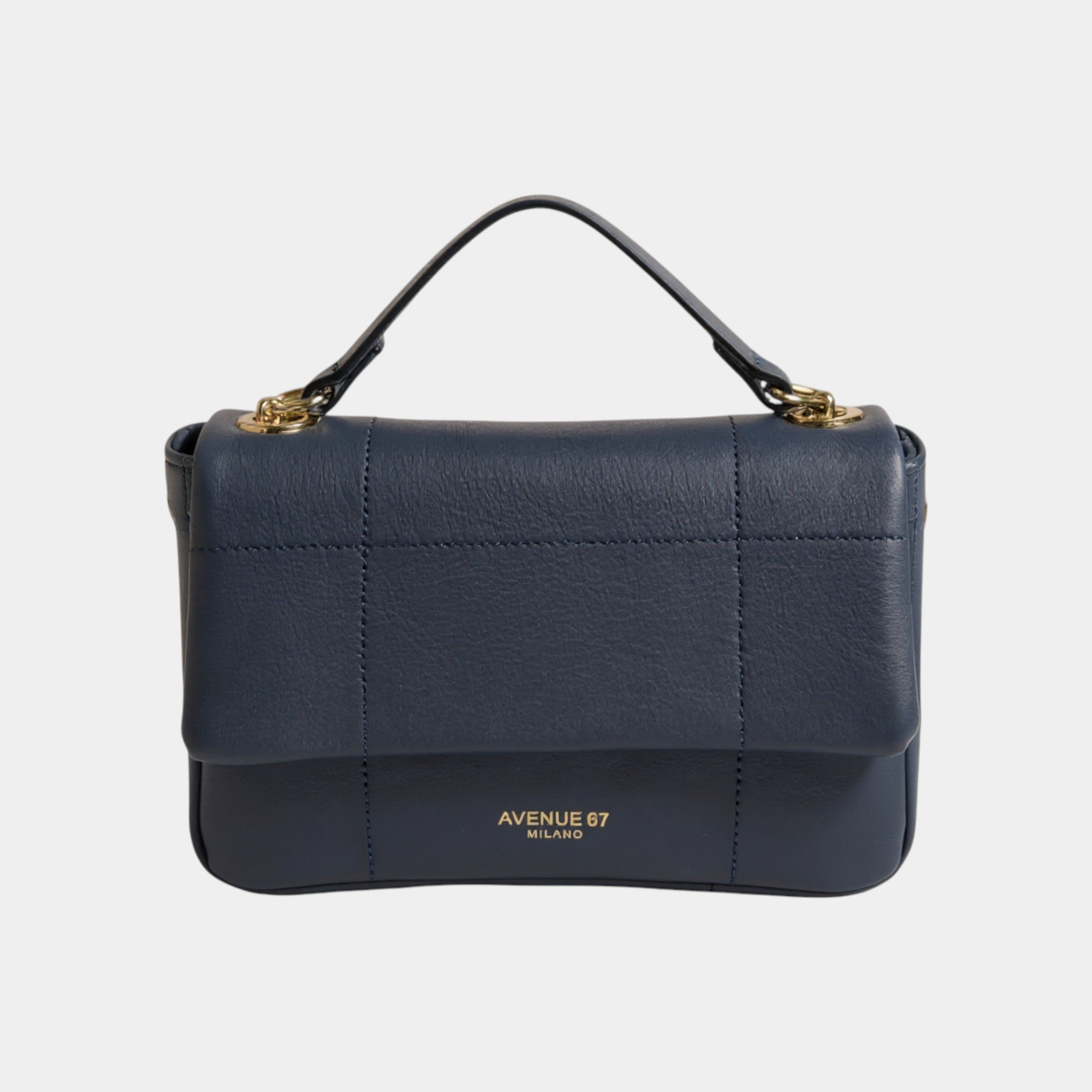 Avenue 67 Borsa Smooth in pelle - Blu