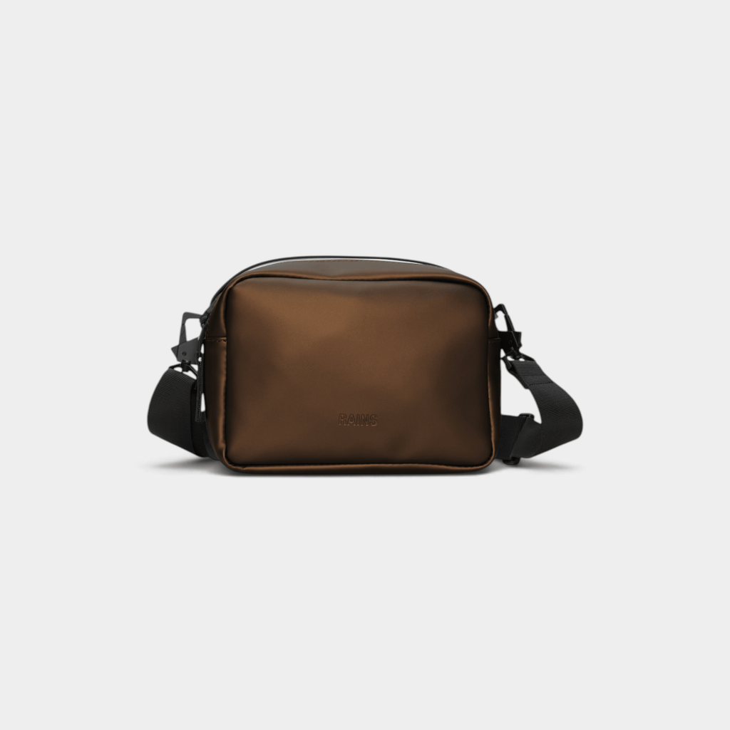 RAINS - Rains Borsa Box crossbody idrorepellente - Bronzo/1 - Hubert Humangoods