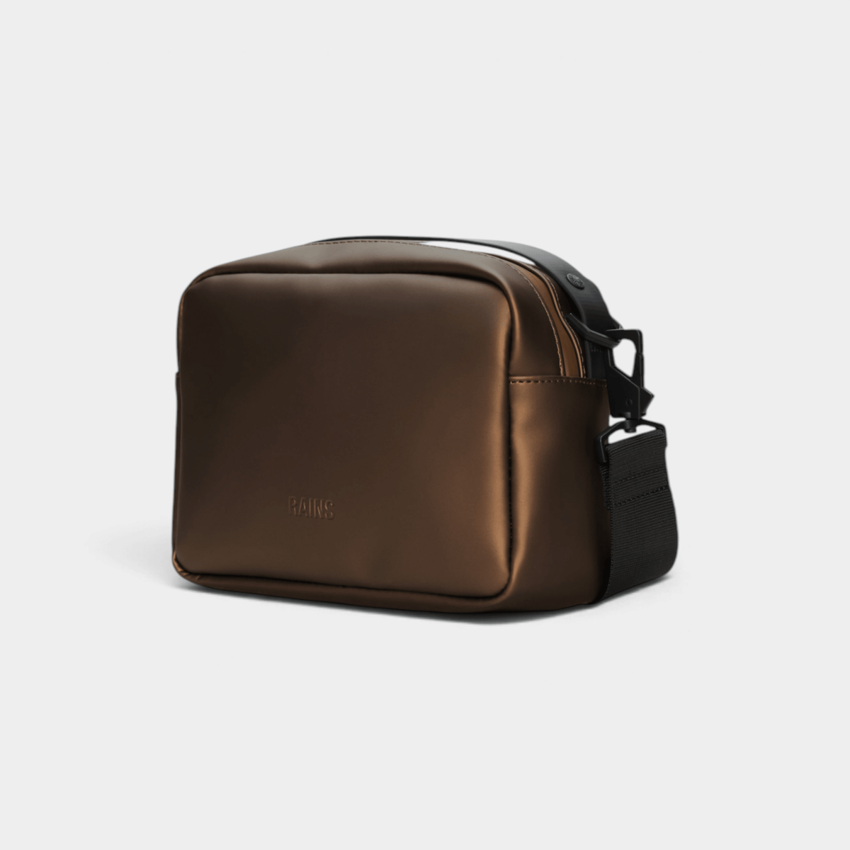 RAINS - Rains Borsa Box crossbody idrorepellente - Bronzo/2 - Hubert Humangoods